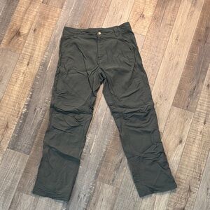 Columbia Men's Dark Olive Hiking Pants